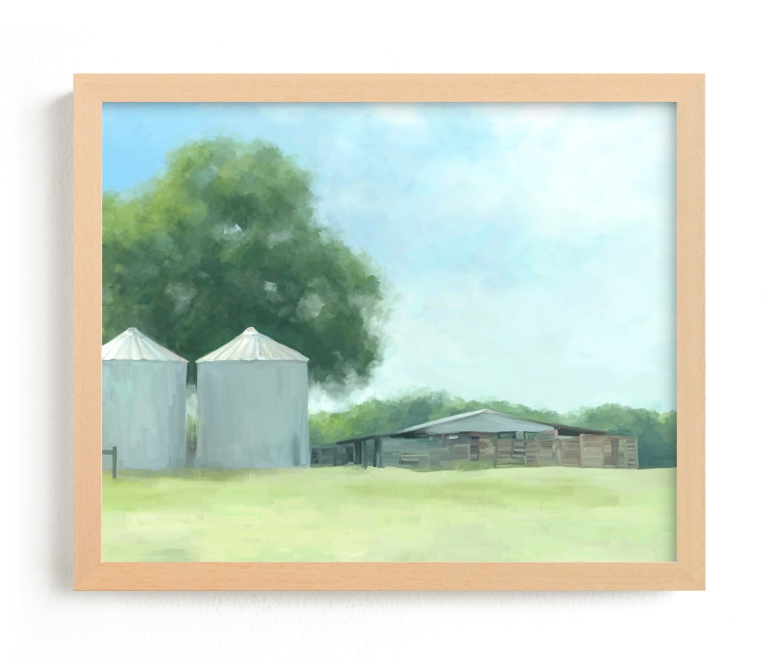 Two Silos Limited Edition Fine Art Print 2 - Image 0