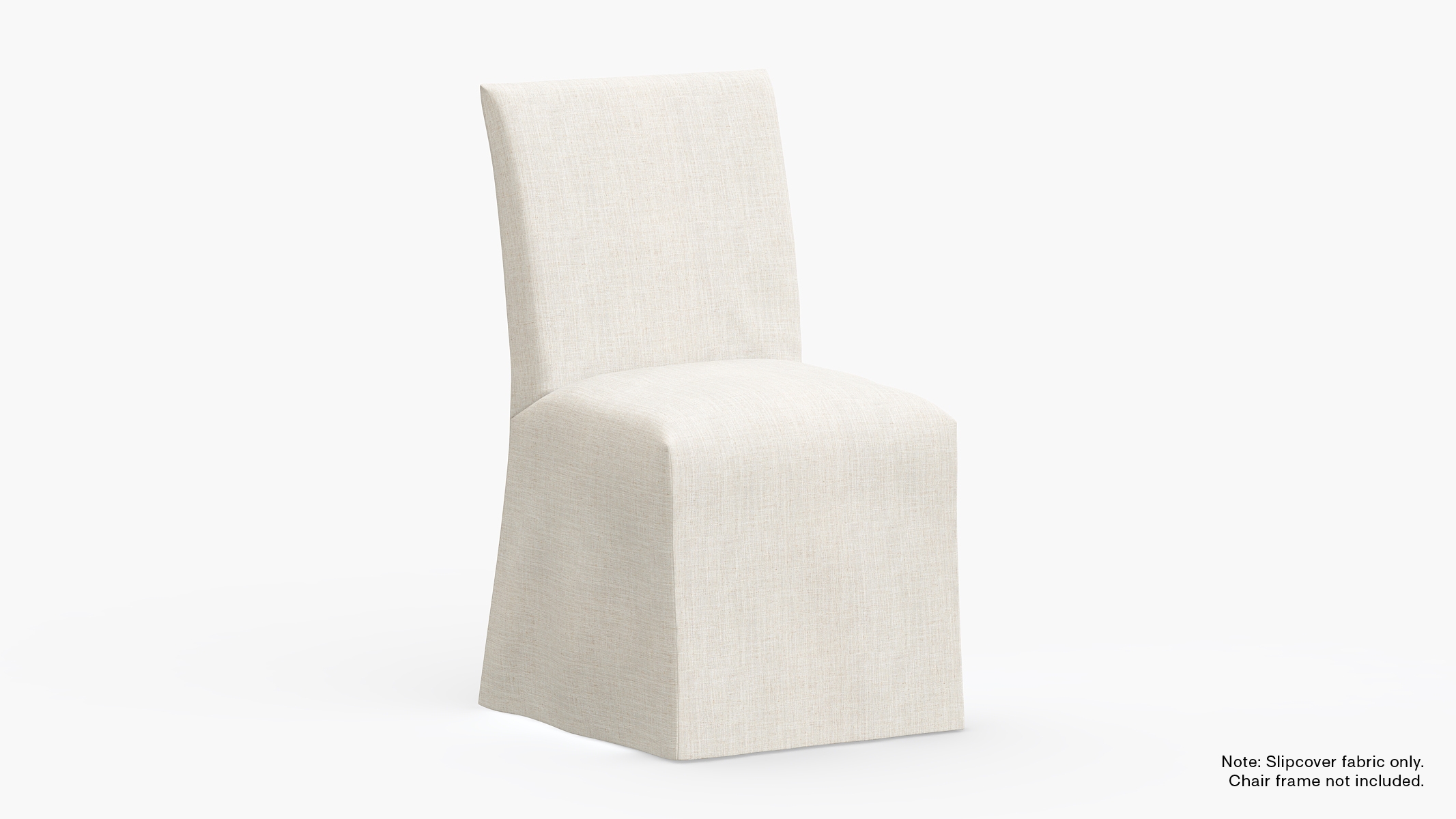 Extra Slipcover, Talc Everyday Linen - Image 0