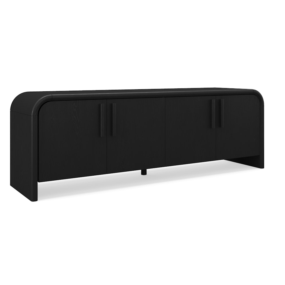 Faydra 70" Media Unit - Black - Image 0
