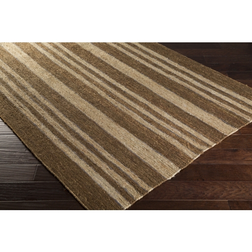 Columbia Brown Indoor 2' x 3' Handmade Rug - Image 1