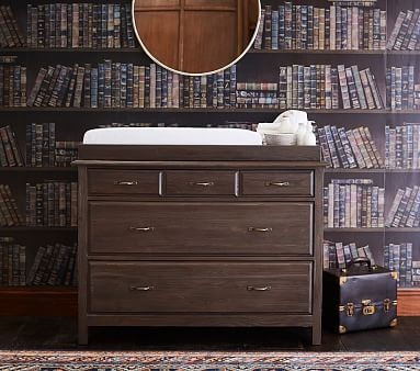 Rory Dresser &amp; Topper Set, Weathered Charcoal - Image 3