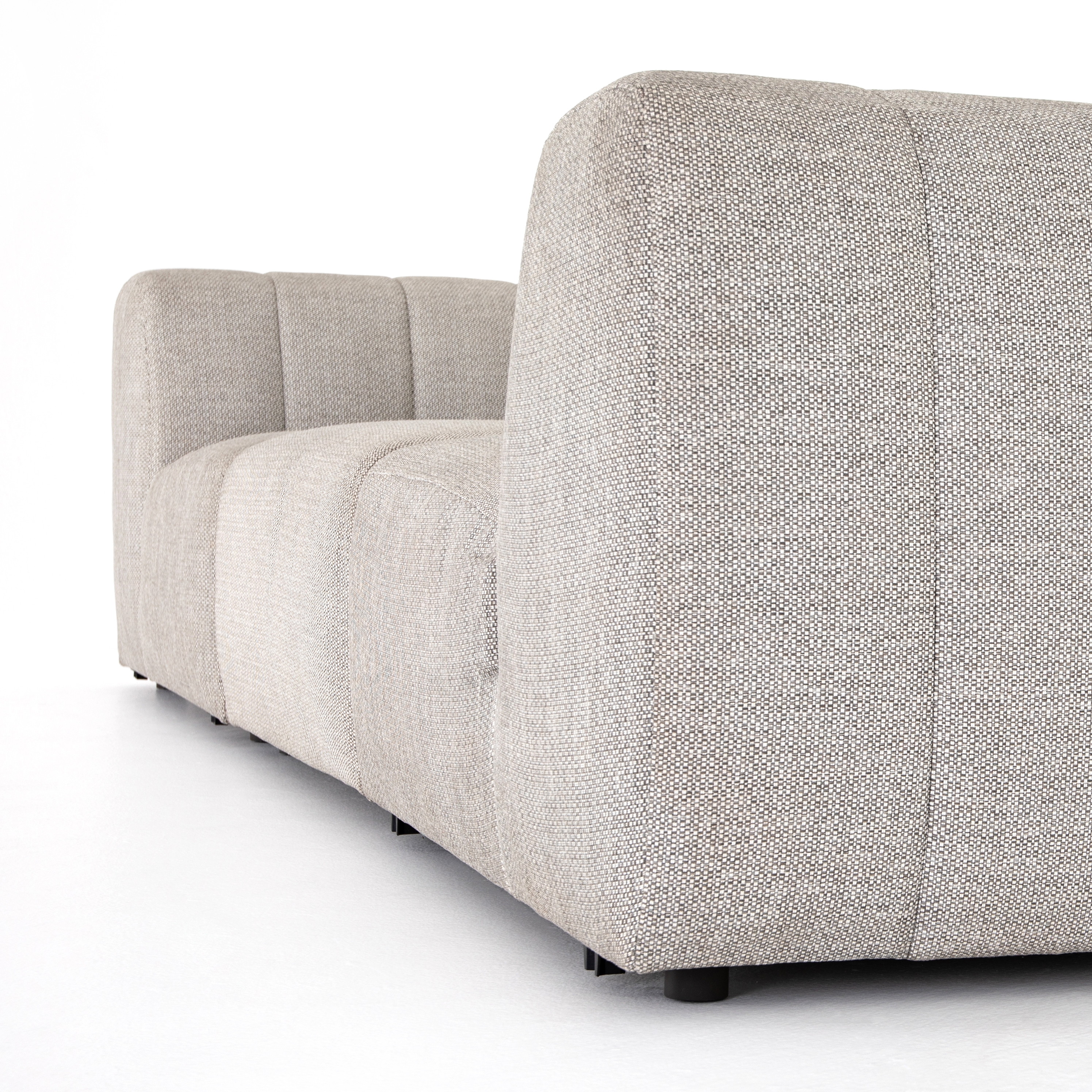 Gwen Outdoor 3 Pc Sectional-Faye Ash - Image 3