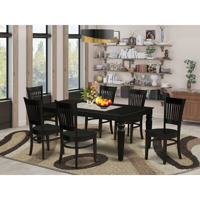 Montsegur Butterfly Leaf Rubberwood Solid Wood Dining Set - Image 0