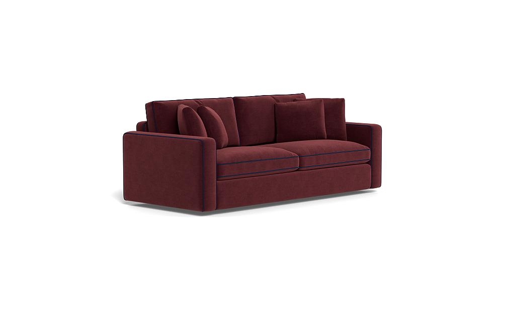 James Sleeper Sofa with Contrast Piping - Image 1