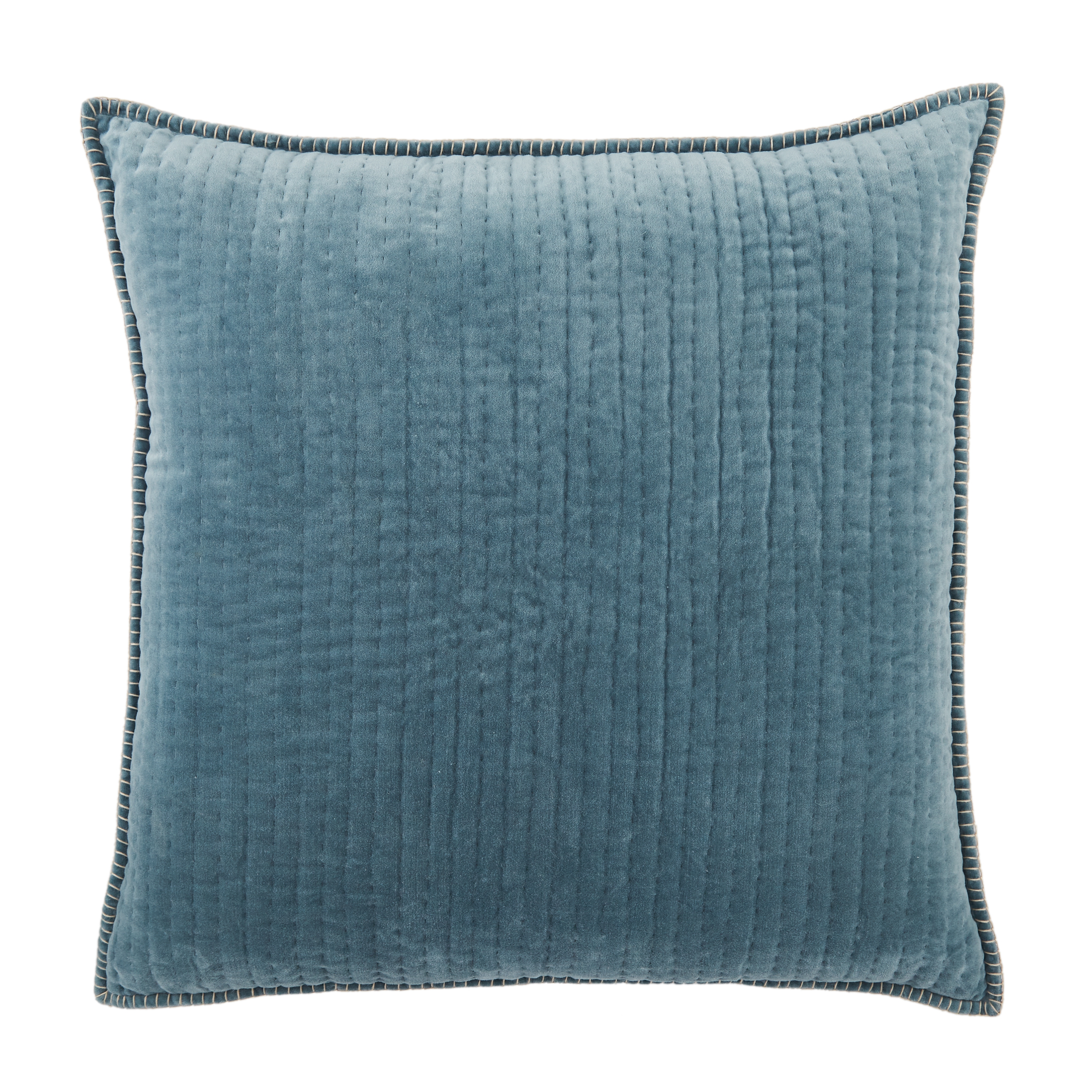 Design (US) Blue 22"X22" Pillow - Image 0