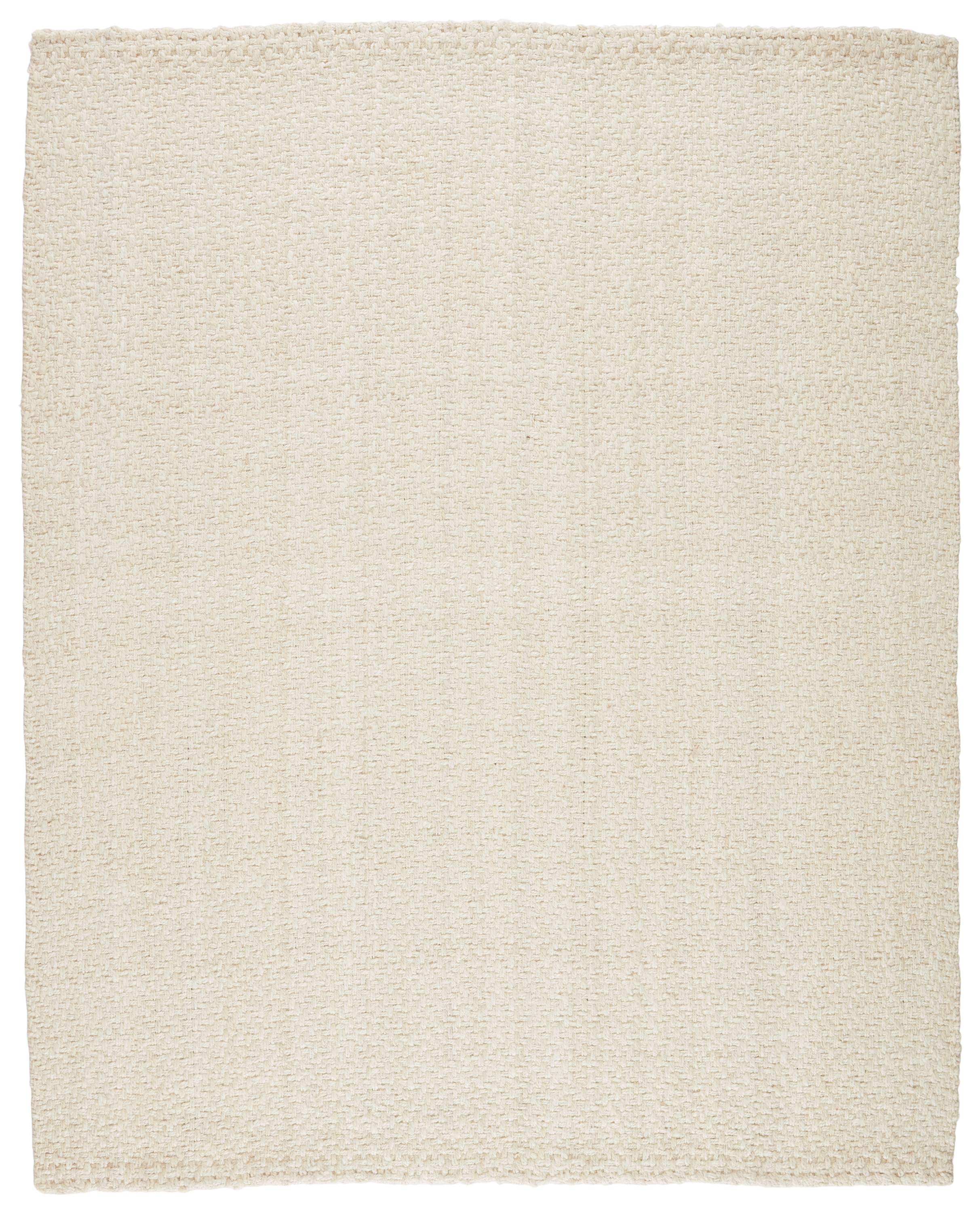 Tracie Natural Solid White Area Rug (6'X9') - Image 0