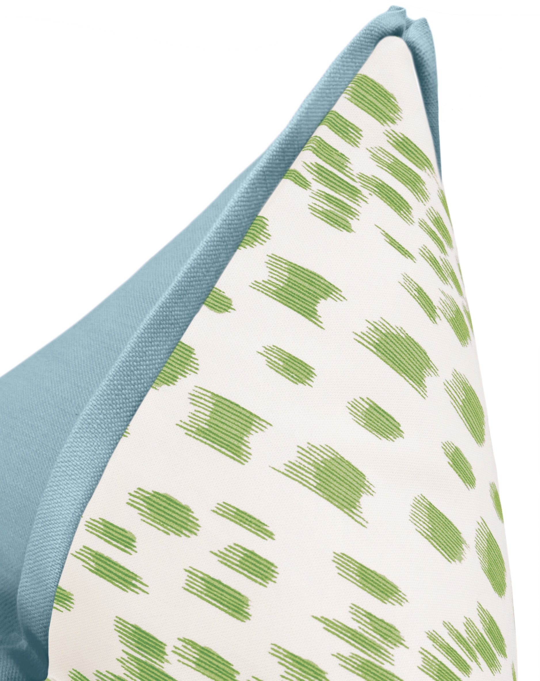 LES TOUCHES // PERIDOT | BRUNSCHWIG & FILS - 20” X 26” STANDARD SHAM / BUTTERFLY FLANGE / Hydrangea Blue - Image 0