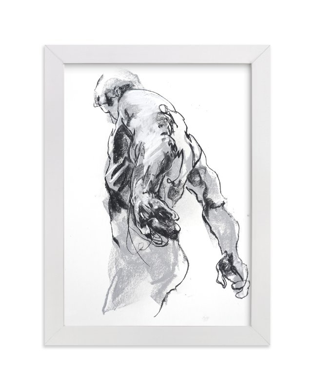Drawing 369 - Standing Man Limited Edition Fine Art Print 1 - Image 0
