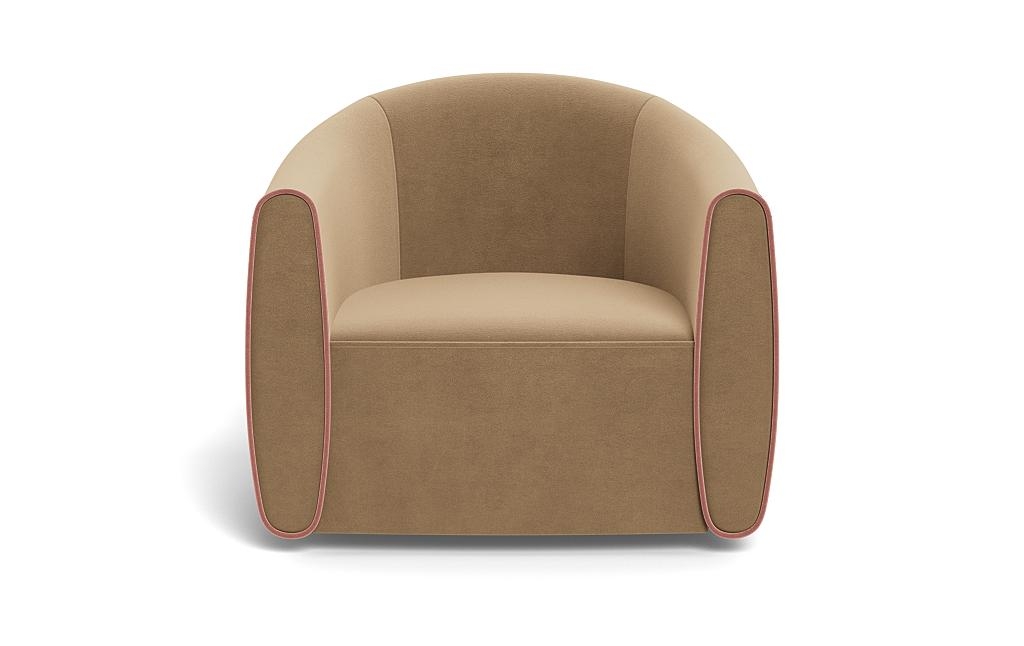 Lawson Swivel Chair with Contrast Piping - Image 0