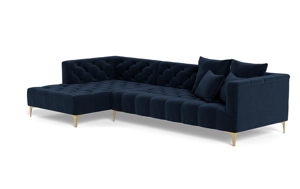 Ms. Chesterfield Sectional Sofa with Left Chaise by Apartment Therapy - Image 2