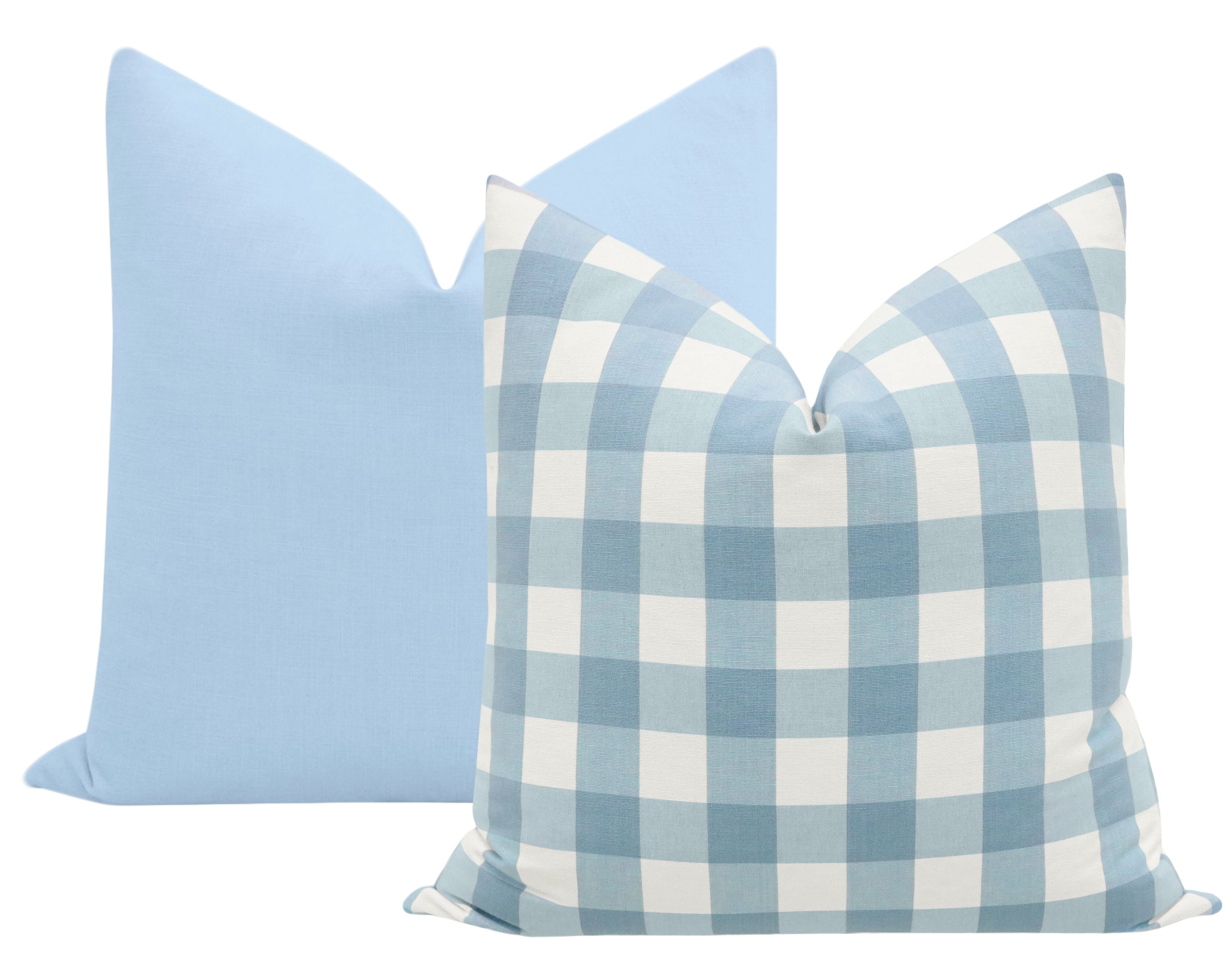 CHARLESTON CHECK // POWDER BLUE - 14" X 36" - Image 5