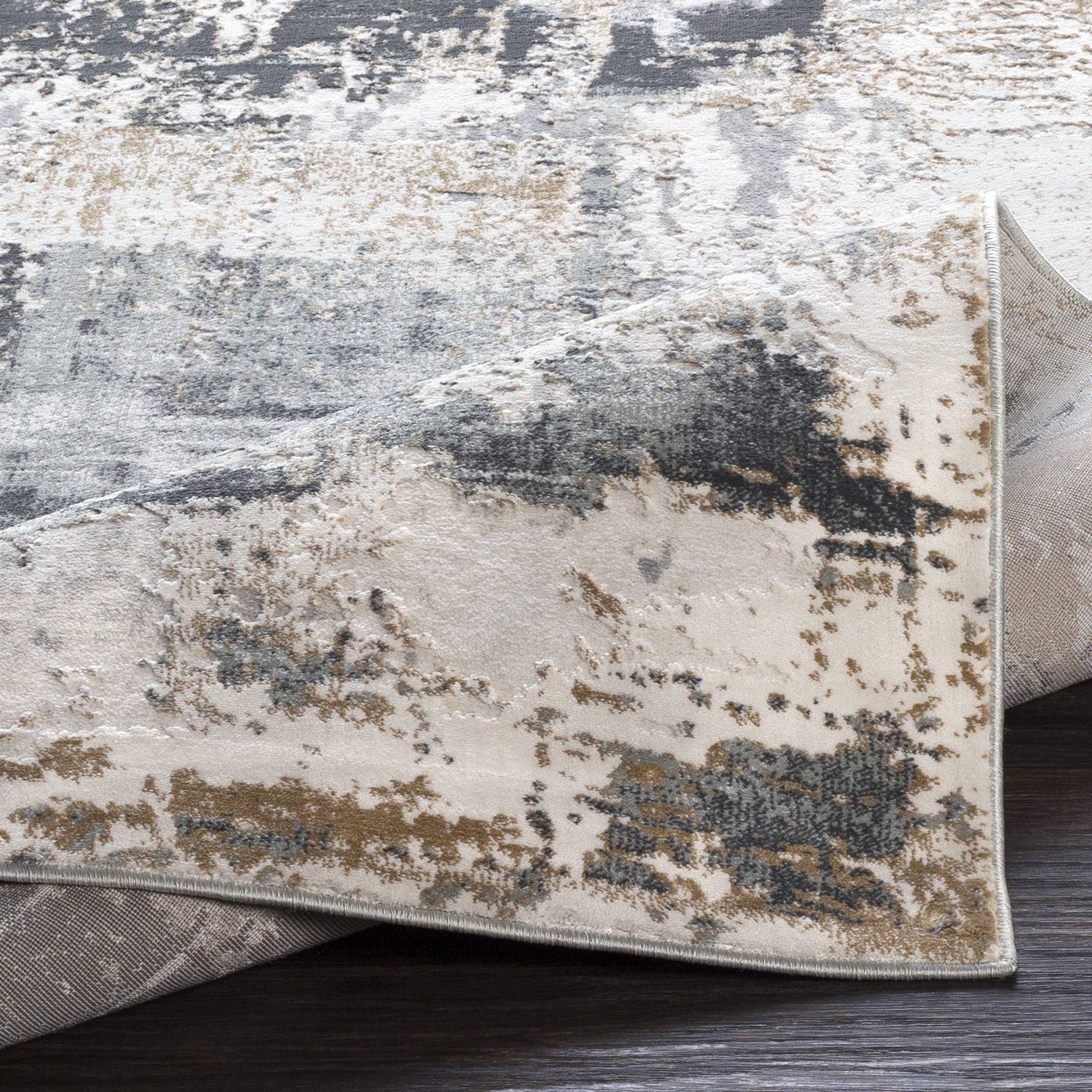 Livabliss Quatro Beige Indoor 8'10" x 12'4" Machine Woven Rug - Image 4