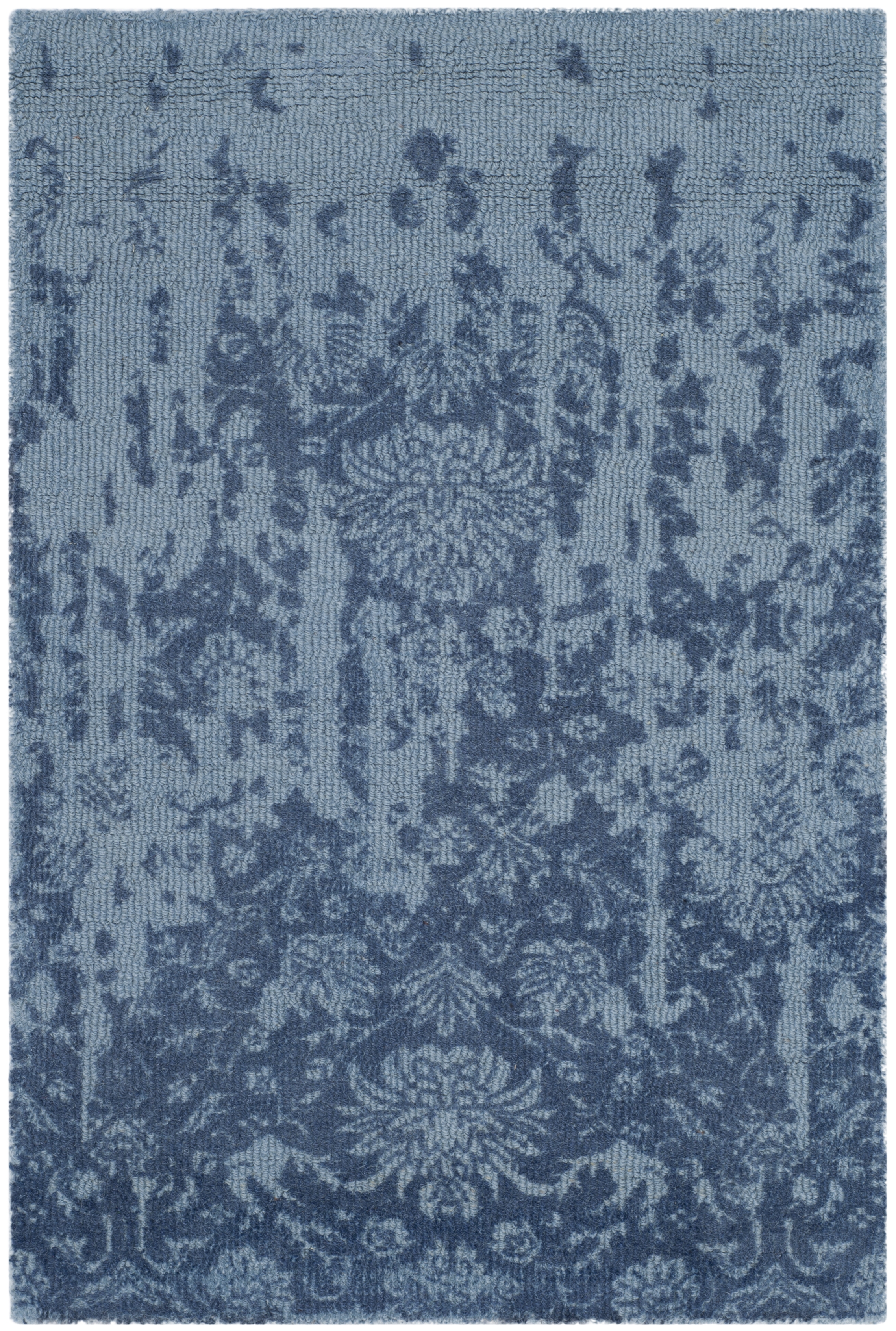 Arlo Home Hand Tufted Area Rug, RVT104E, Blue/Dark Blue,  2' X 3' - Image 0