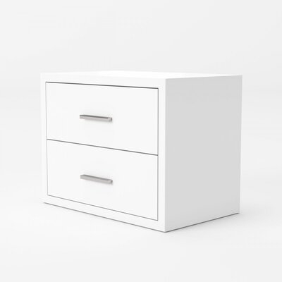 Difranco 2 - Drawer Nightstand in White - Image 0