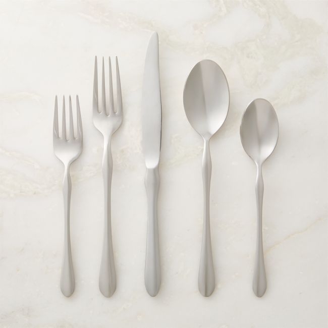 Cameron 20-Piece Polished Stainless Steel Flatware Set - Image 0
