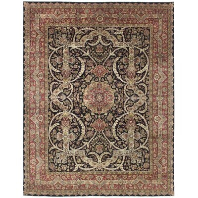 One-of-a-Kind Nayini Hand-Knotted 2000s Emogli Red 7'8" x 9'10" Wool Area Rug - Image 0