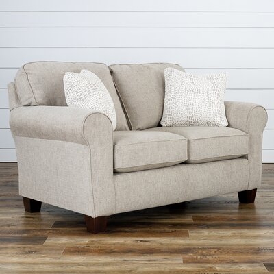 61.75" Wide Rolled Arm Loveseat - Image 0