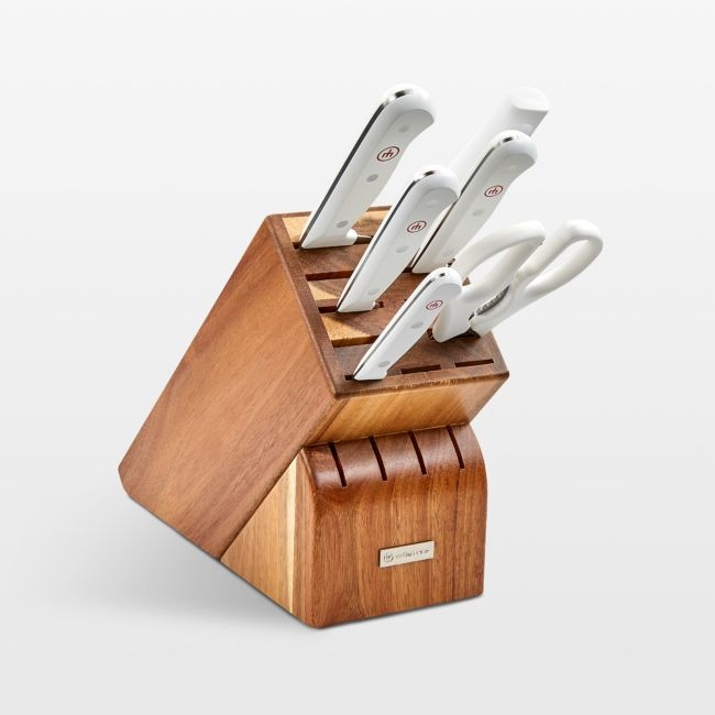 Wusthof ® Gourmet White 7-Piece Block Set - Image 0