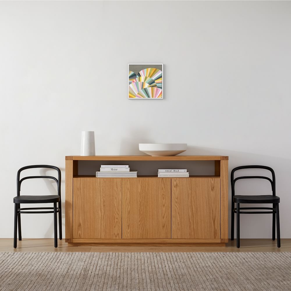 Fan Out, Full Bleed 16x16, White Wood Frame - Image 0