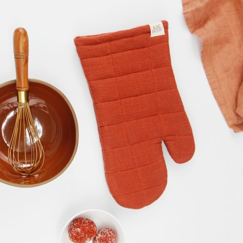 Monaco Sierra Quilted Cotton Oven Mitt, Set of 2 - Image 1