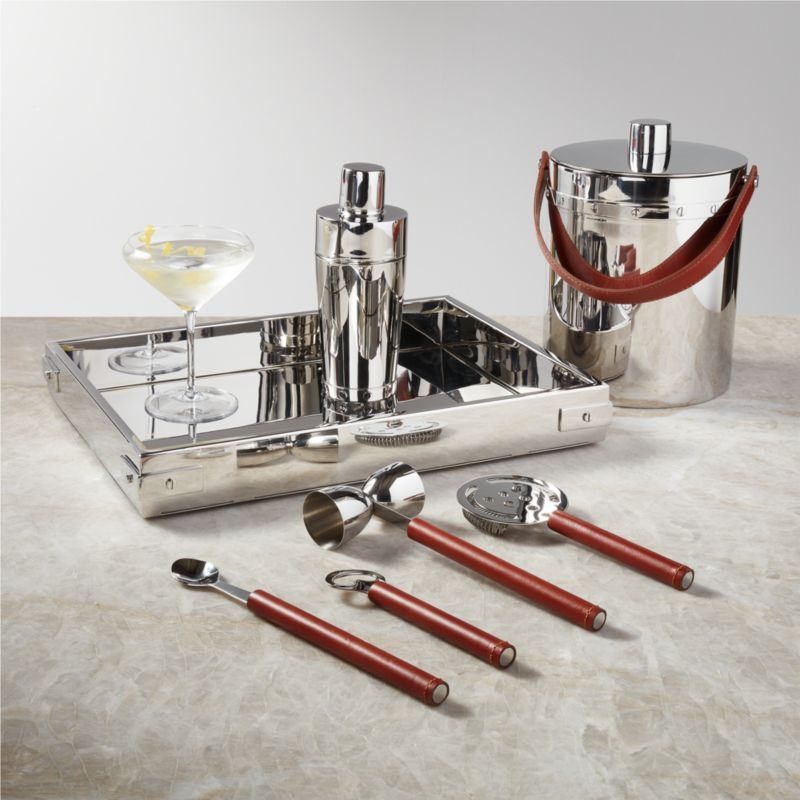 Griffith Stainless Steel Bar Tray - Image 2