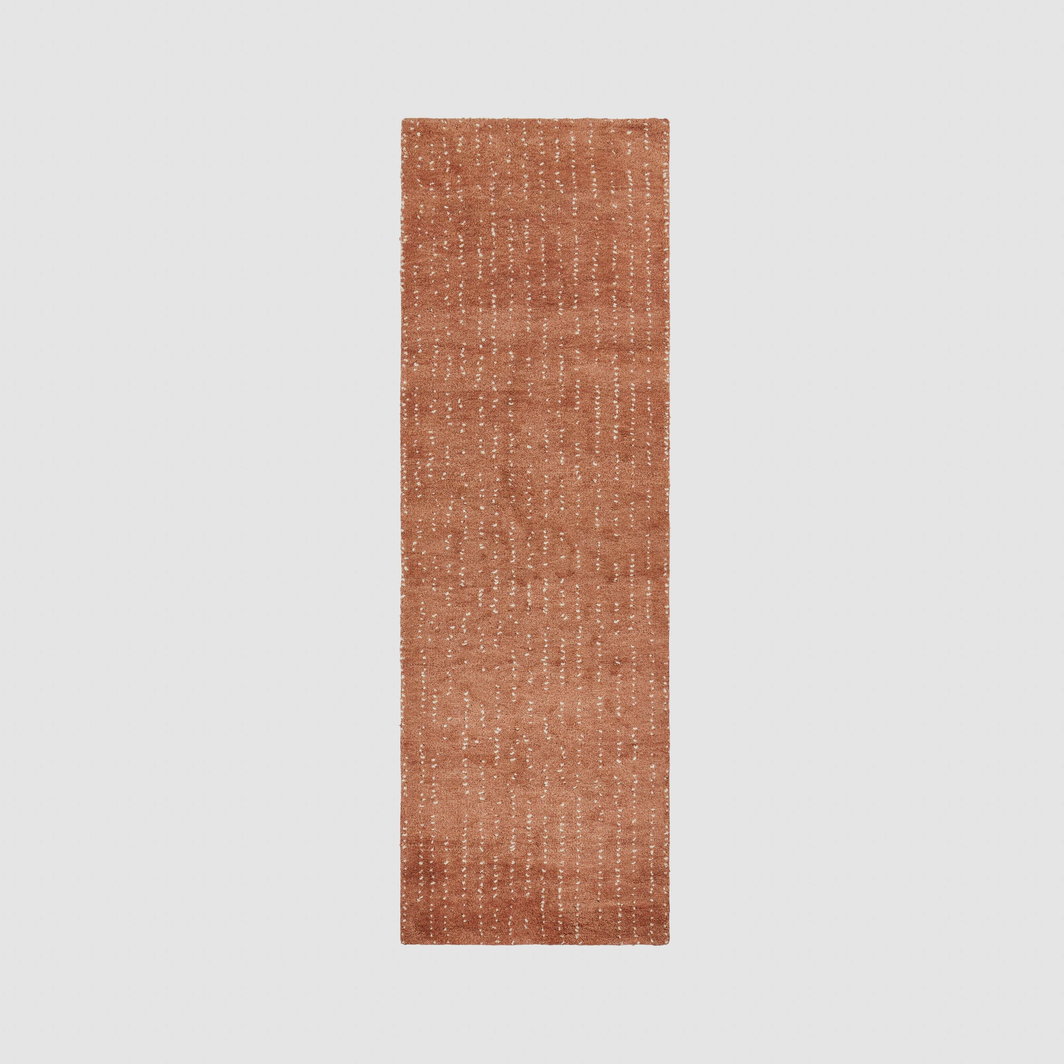 The Citizenry Atashi Hand-Knotted Accent Rug | 3' x 5' | Rust - Image 4