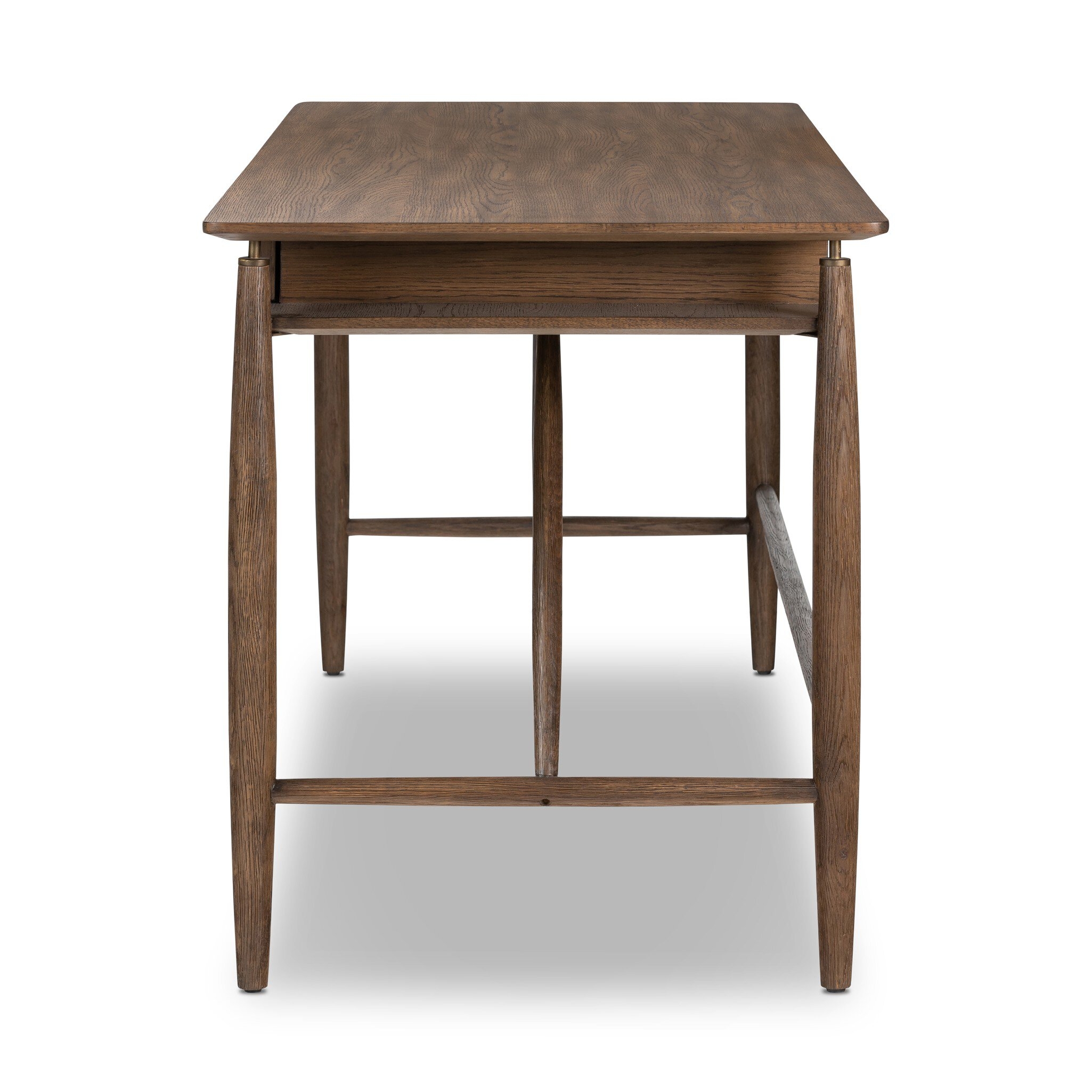 Markia Desk - Aged Oak Veneer - Image 5