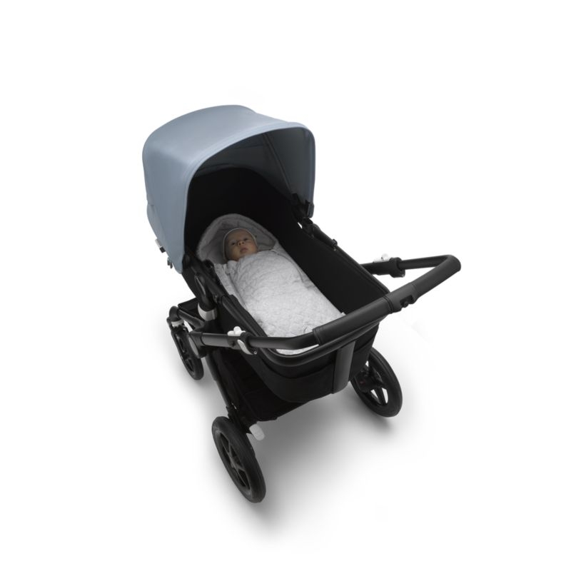 Bugaboo Light Grey Melange Newborn Stroller Inlay - Image 6