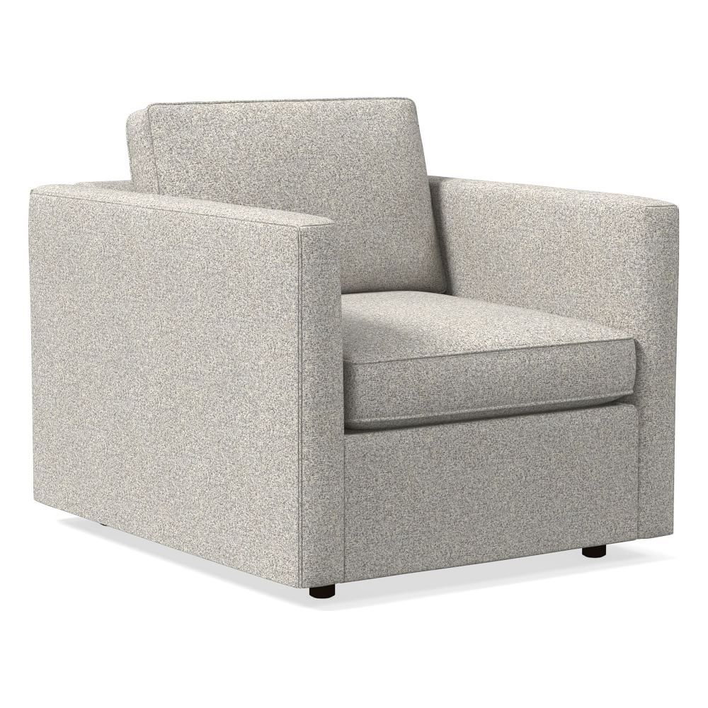 Harris Chair, Poly , Chenille Tweed, Storm Gray, Concealed Supports - Image 0