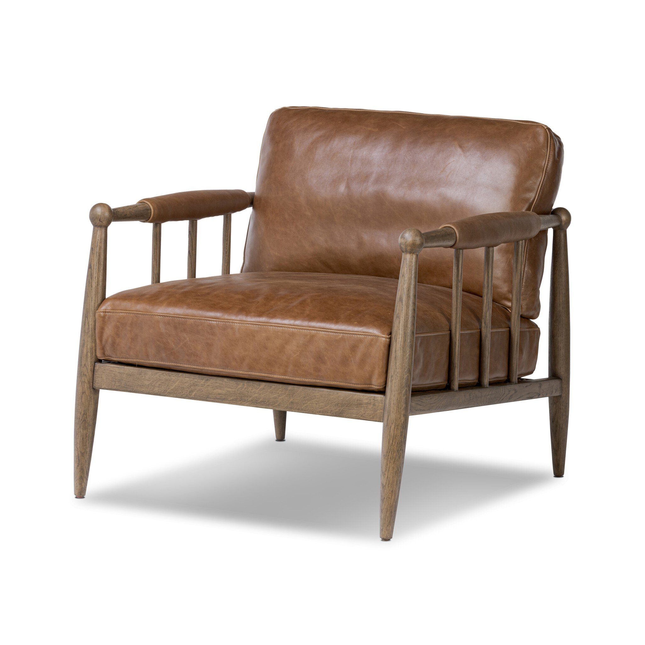 Warren Chair - Dulane Mahogany by Amber Lewis x Four Hands - Image 1