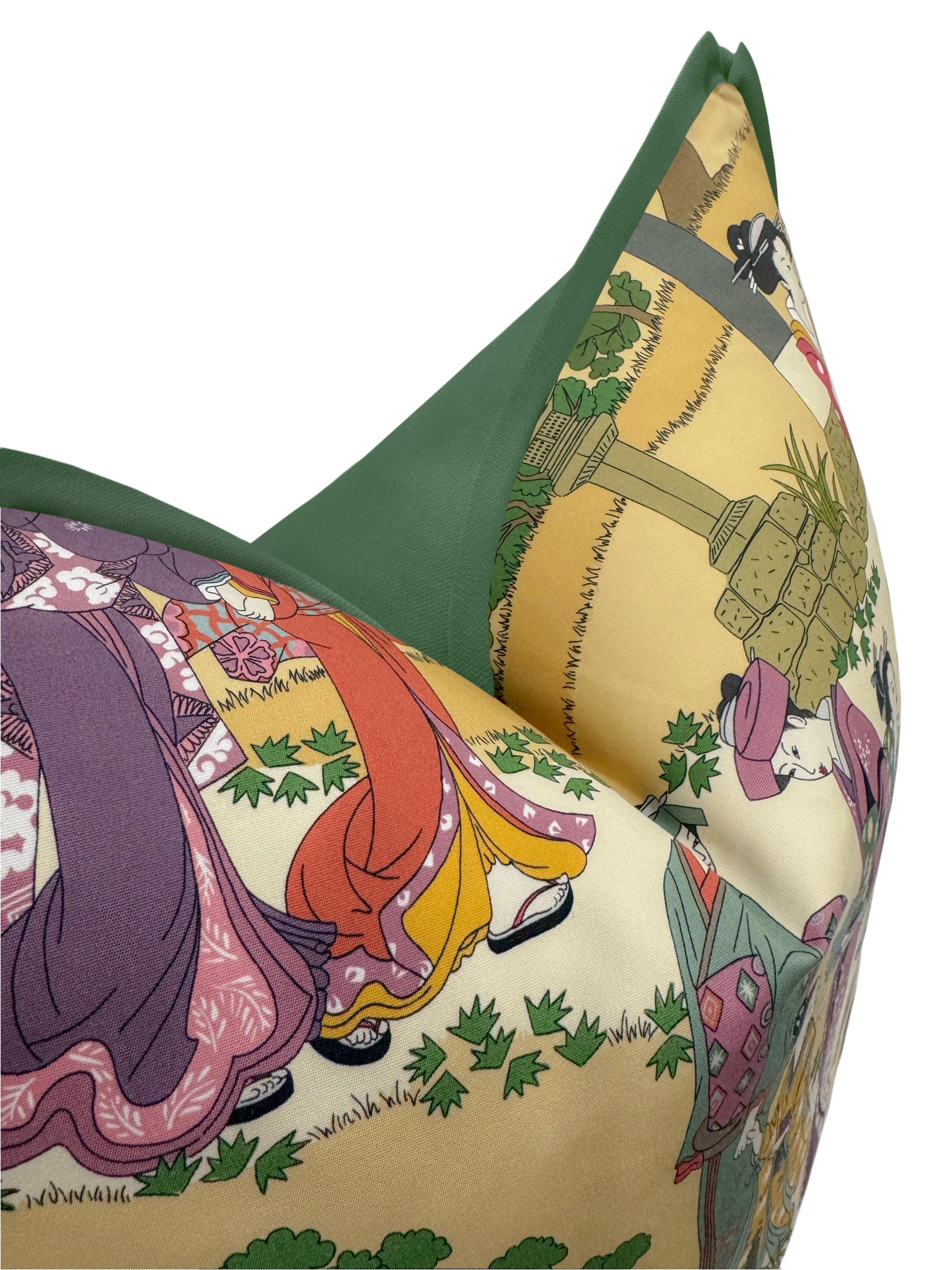 GEISHAS // EPICE | MANUEL CANOVAS - 14" X 36" / BUTTERFLY FLANGE / Basil - Image 0