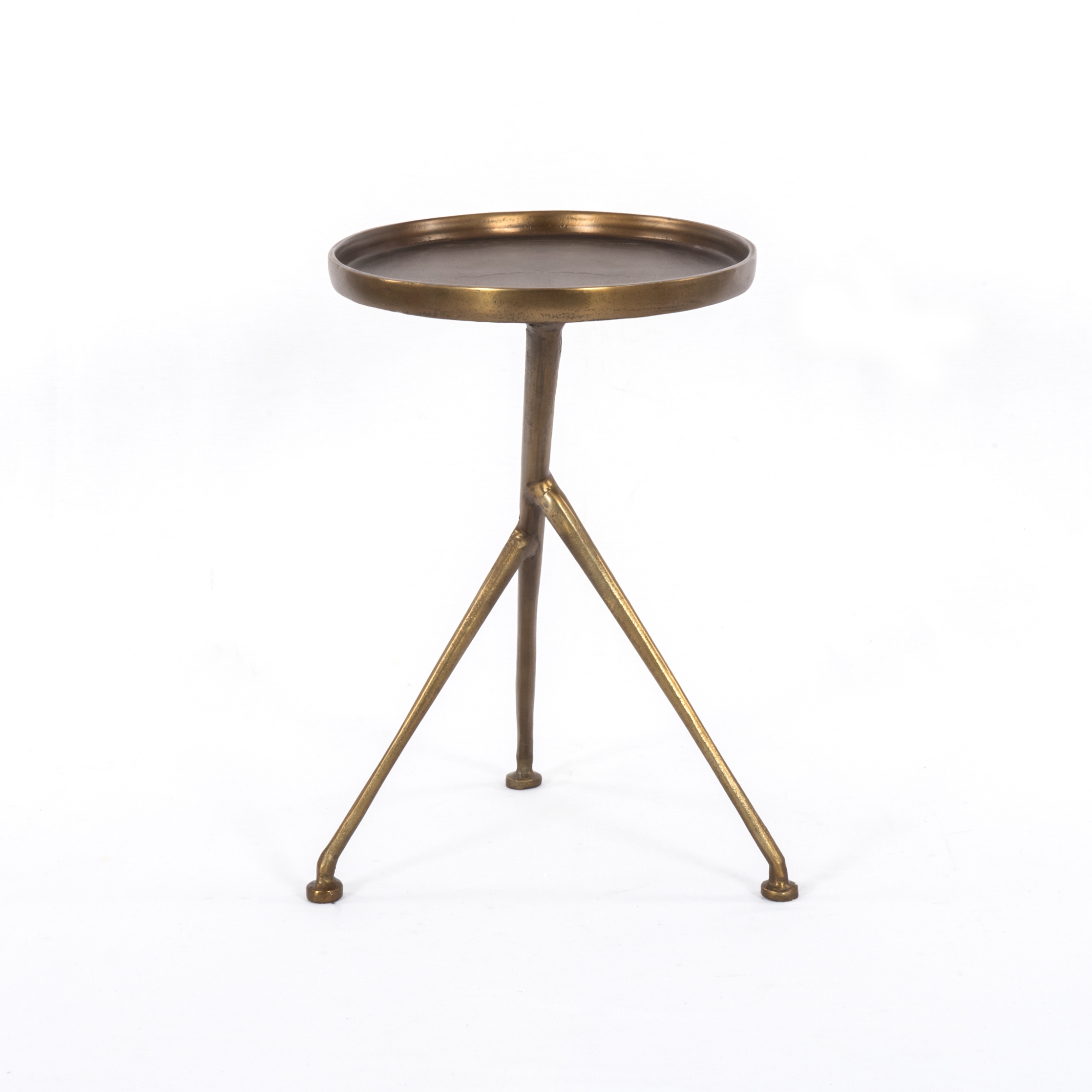 Schmidt Accent Table - Raw Antique Brass - Image 4