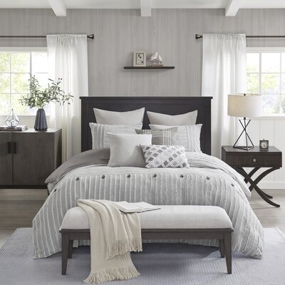 Essence Cotton Clip Jacquard Comforter Set - Image 0