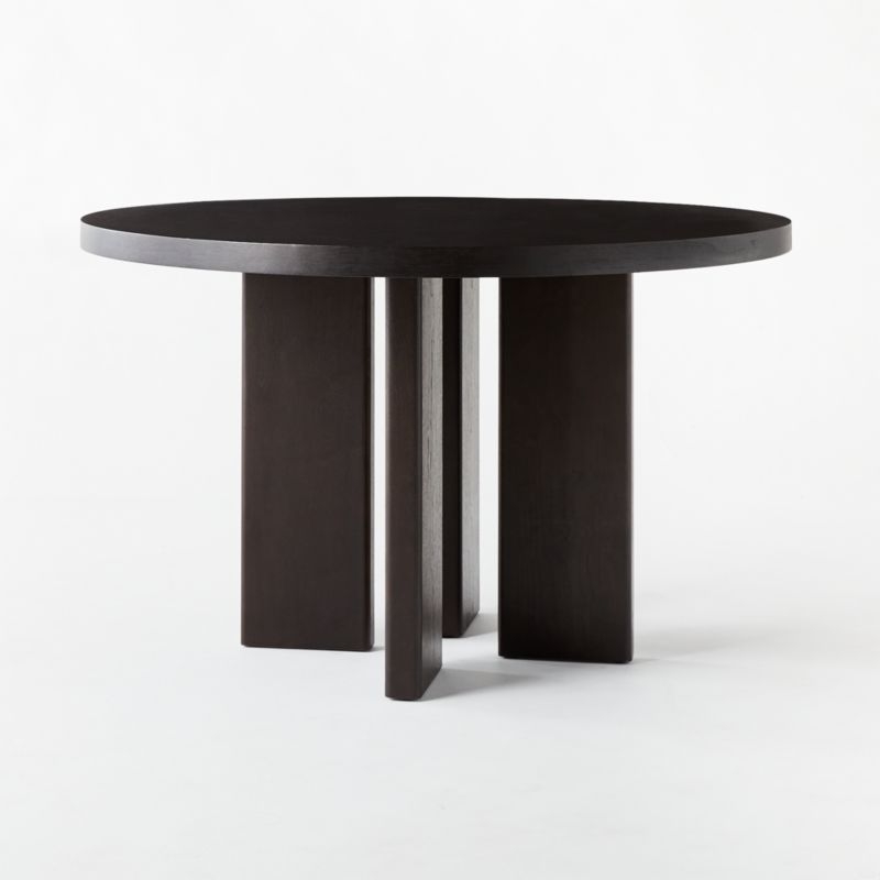 Shadow Blackened Wood Dining Table - Image 1