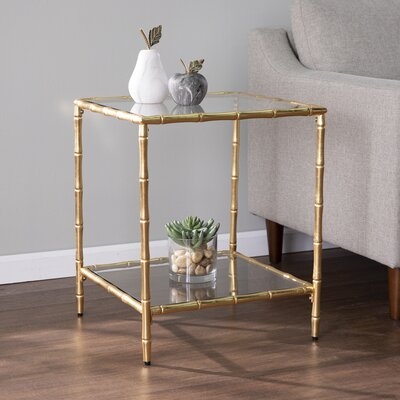 Glass Top End Table - Image 0