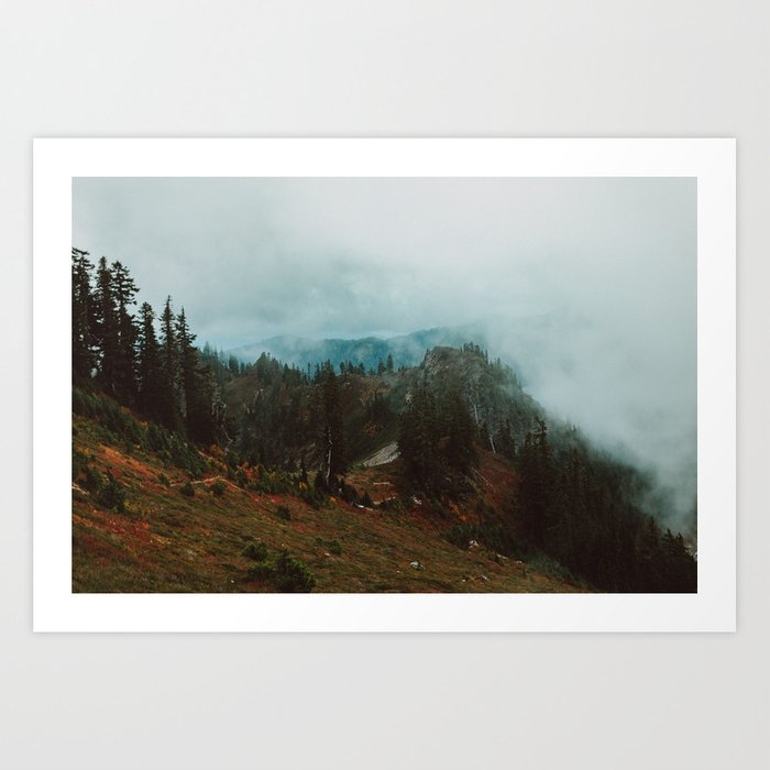 Park Butte Lookout - Washington State Art Print by Leah Flores - X-Large - Image 0