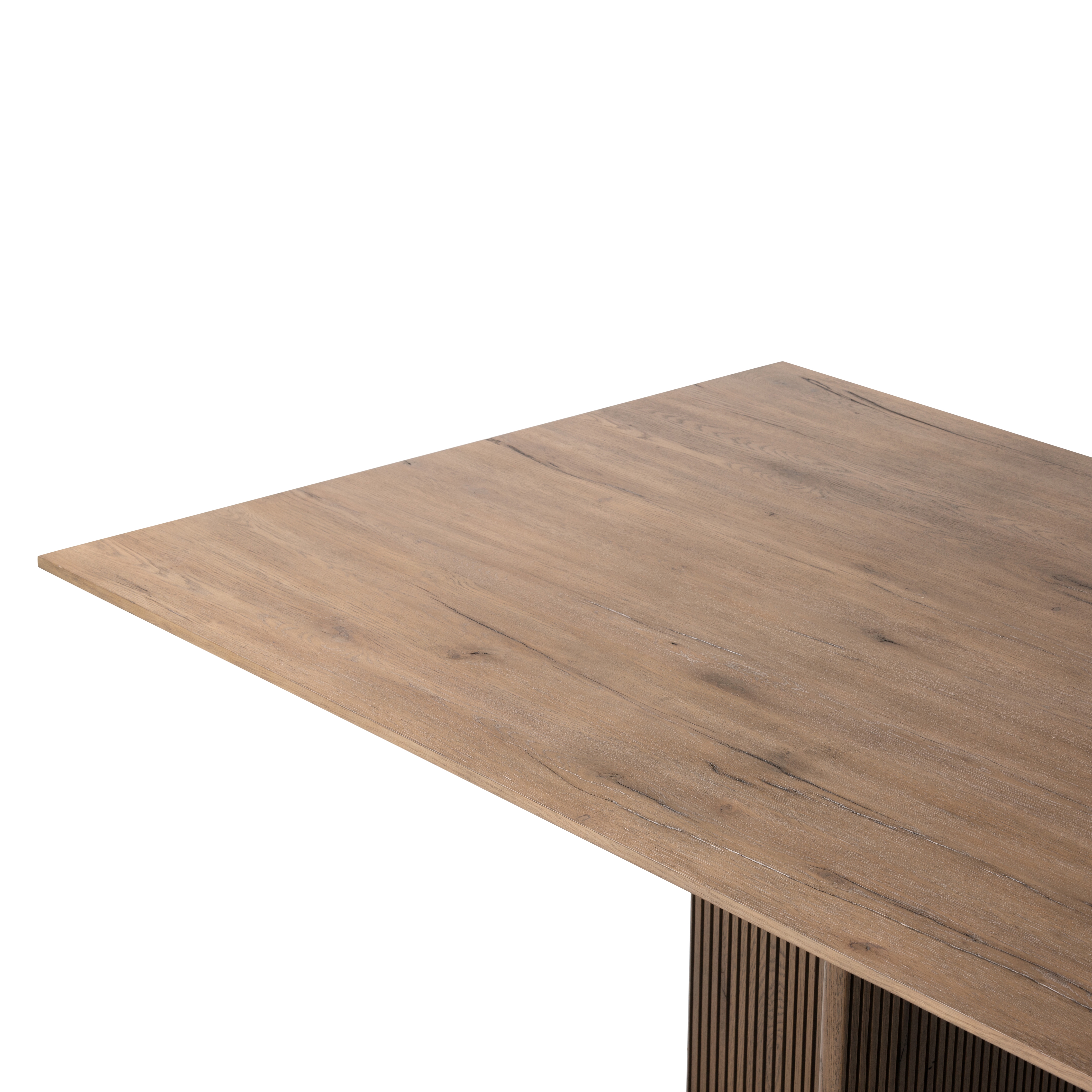 Leo Dining Table-Rustic Grey Veneer - Image 5