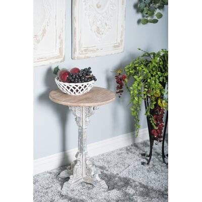 Chadwin Traditional Round Wood End Table - Image 0