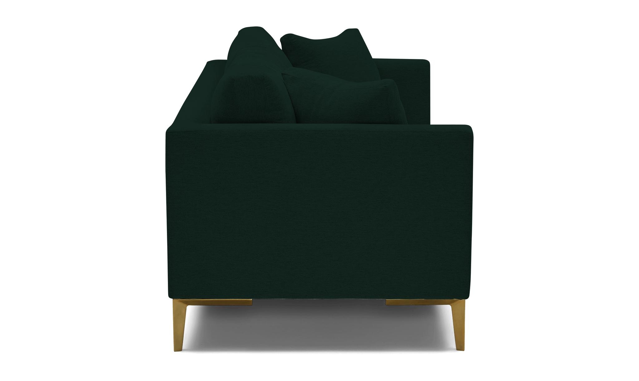 Green Ainsley Mid Century Modern Sofa - Royale Evergreen - Image 2