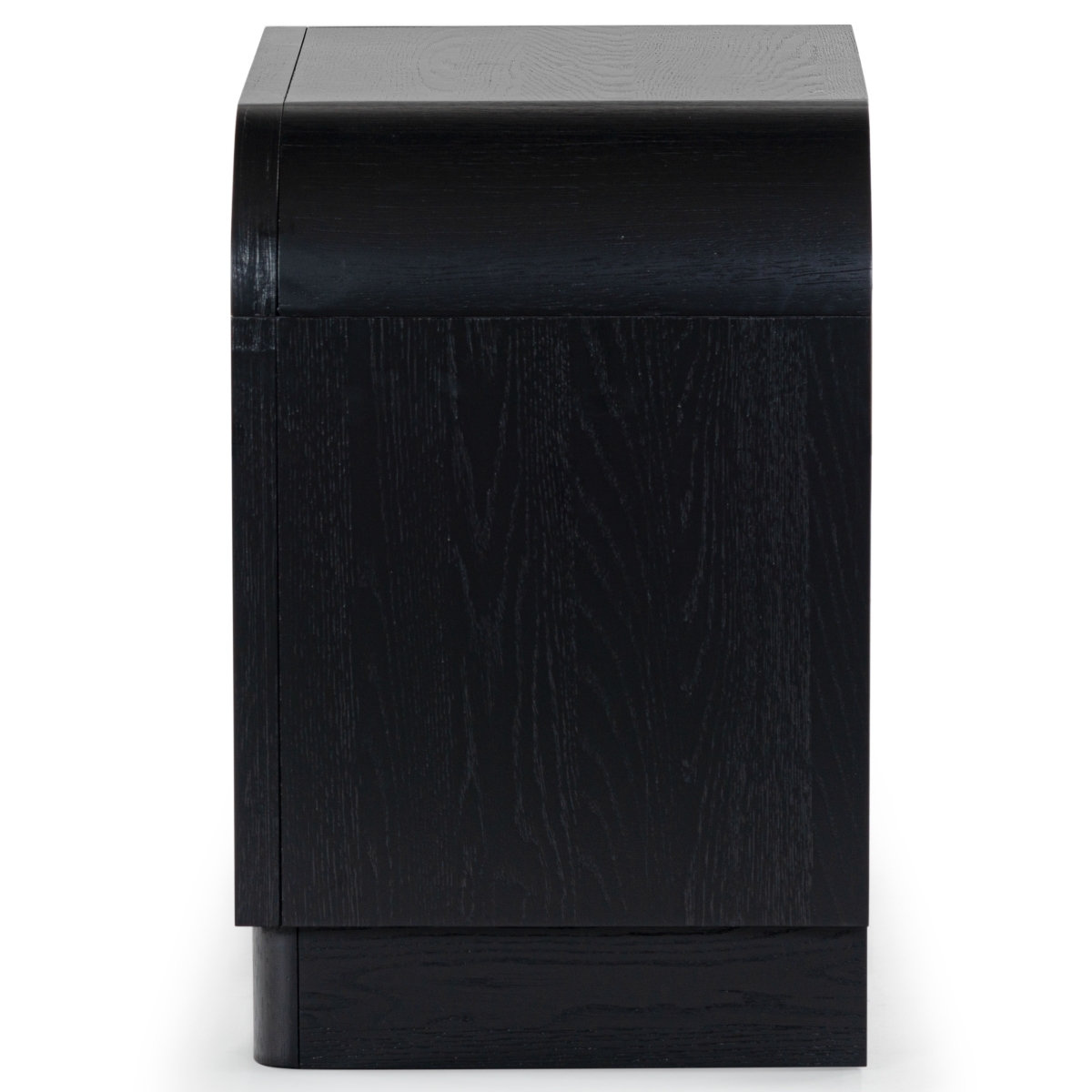 Dinah 2 Drawer Wood Nightstand - Black - Image 4