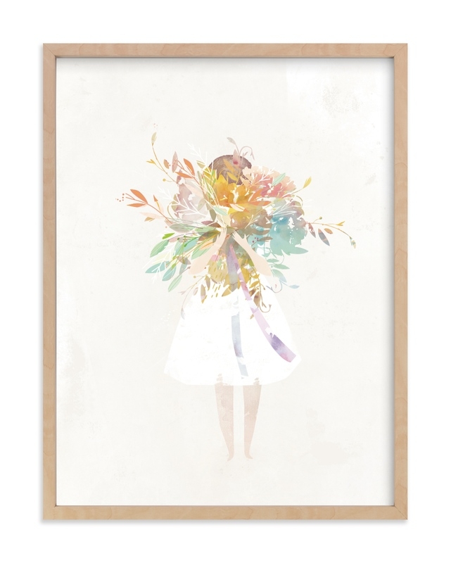 The Flower Girl Children's Art Print - Image 0
