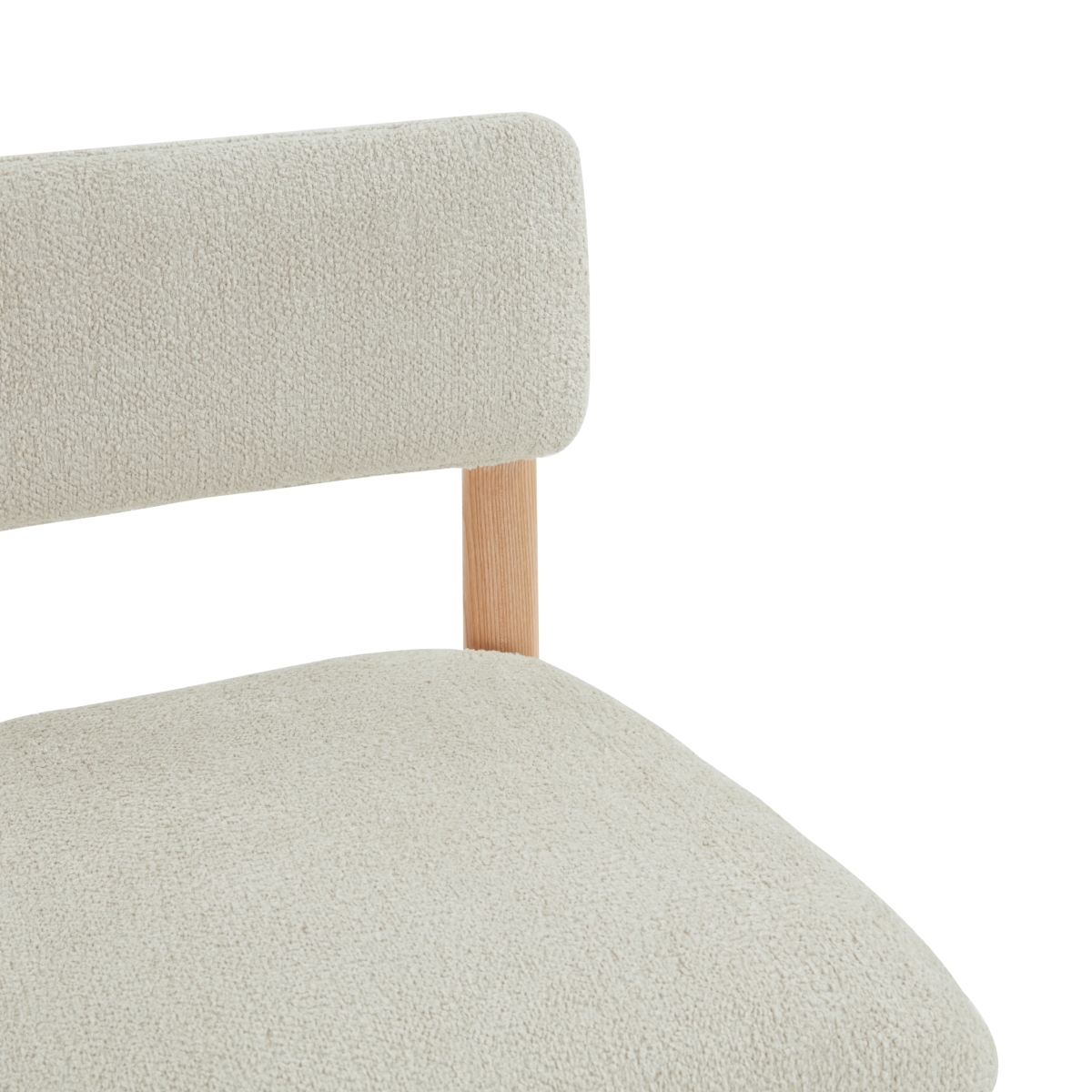 Wrenley Boucle Barstool - Taupe/Natural - Image 2