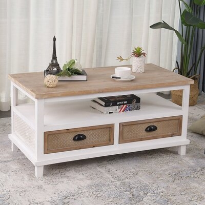 Jeanetta Coffee Table with Storage - Image 0