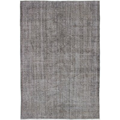 One-of-a-Kind Island Magee Hand-Knotted Gray 5'11" x 8'10" Wool Area Rug - Image 0