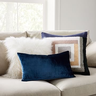 Embellished Deco Colorblock Pillow Cover, 20"x20", Multi - Image 2