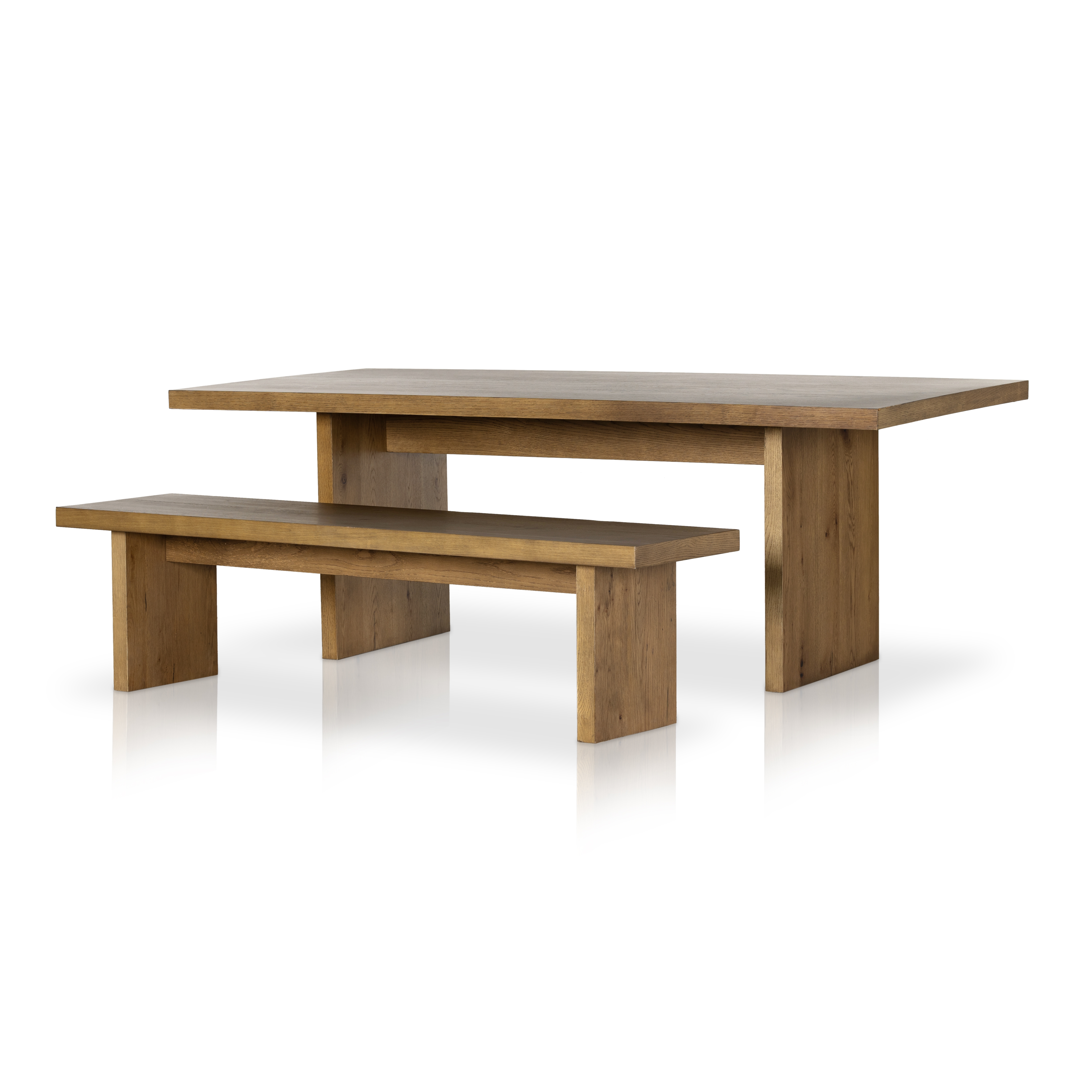 Eaton Dining Table-Amber Oak Resin - Image 8