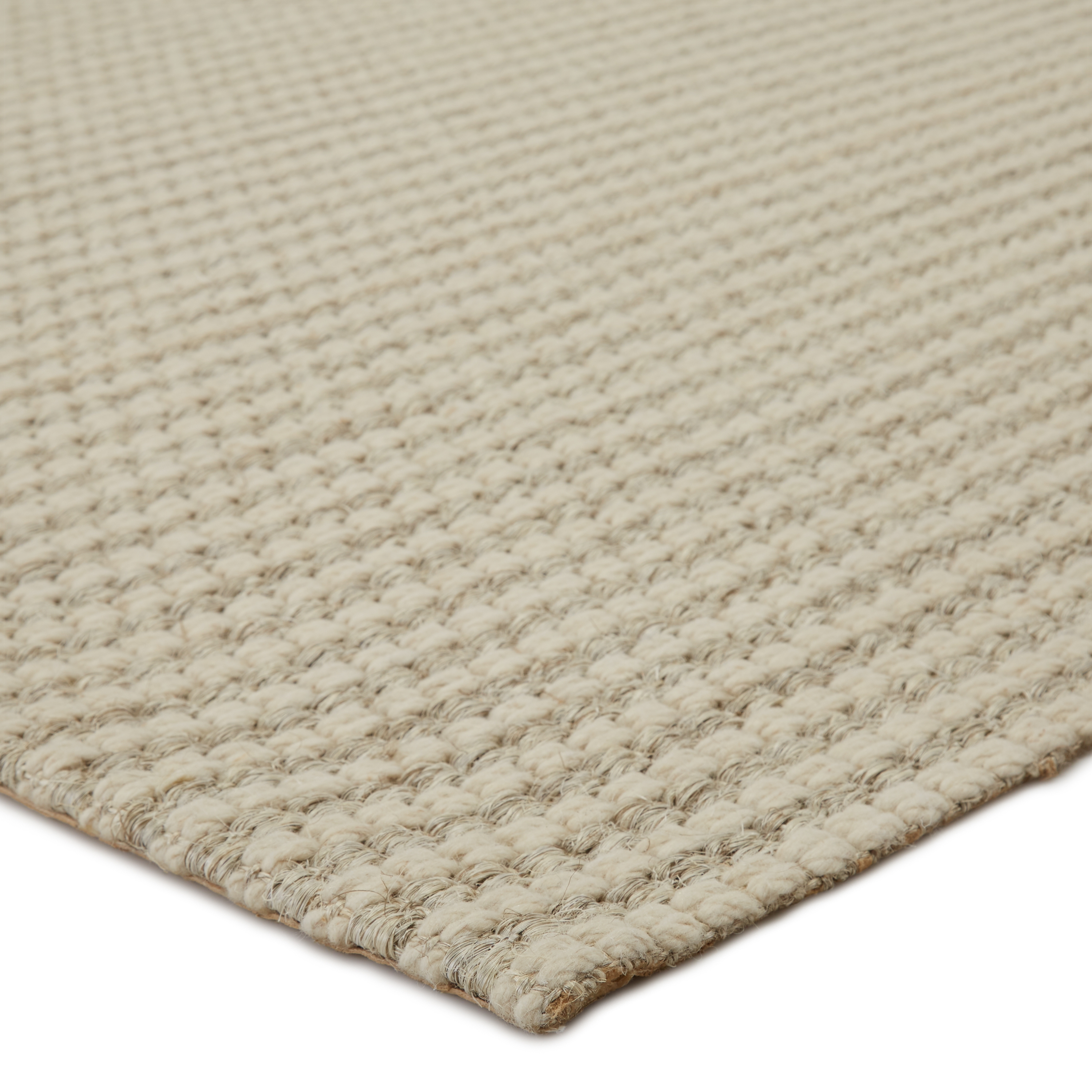 Fetia Natural Solid Cream/ Light Taupe Area Rug (8'X10') - Image 1