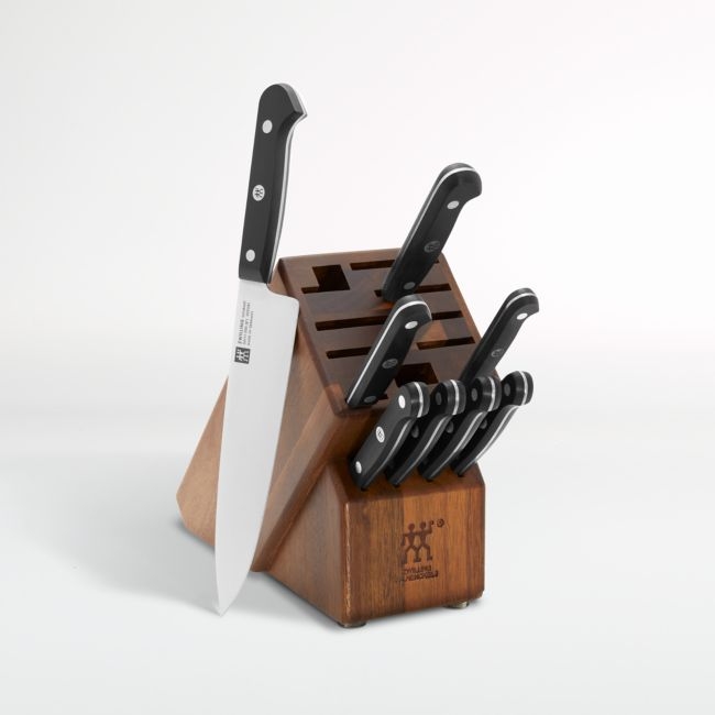 ZWILLING ® Gourmet 9-Piece Standing Standard Knife Set - Image 0