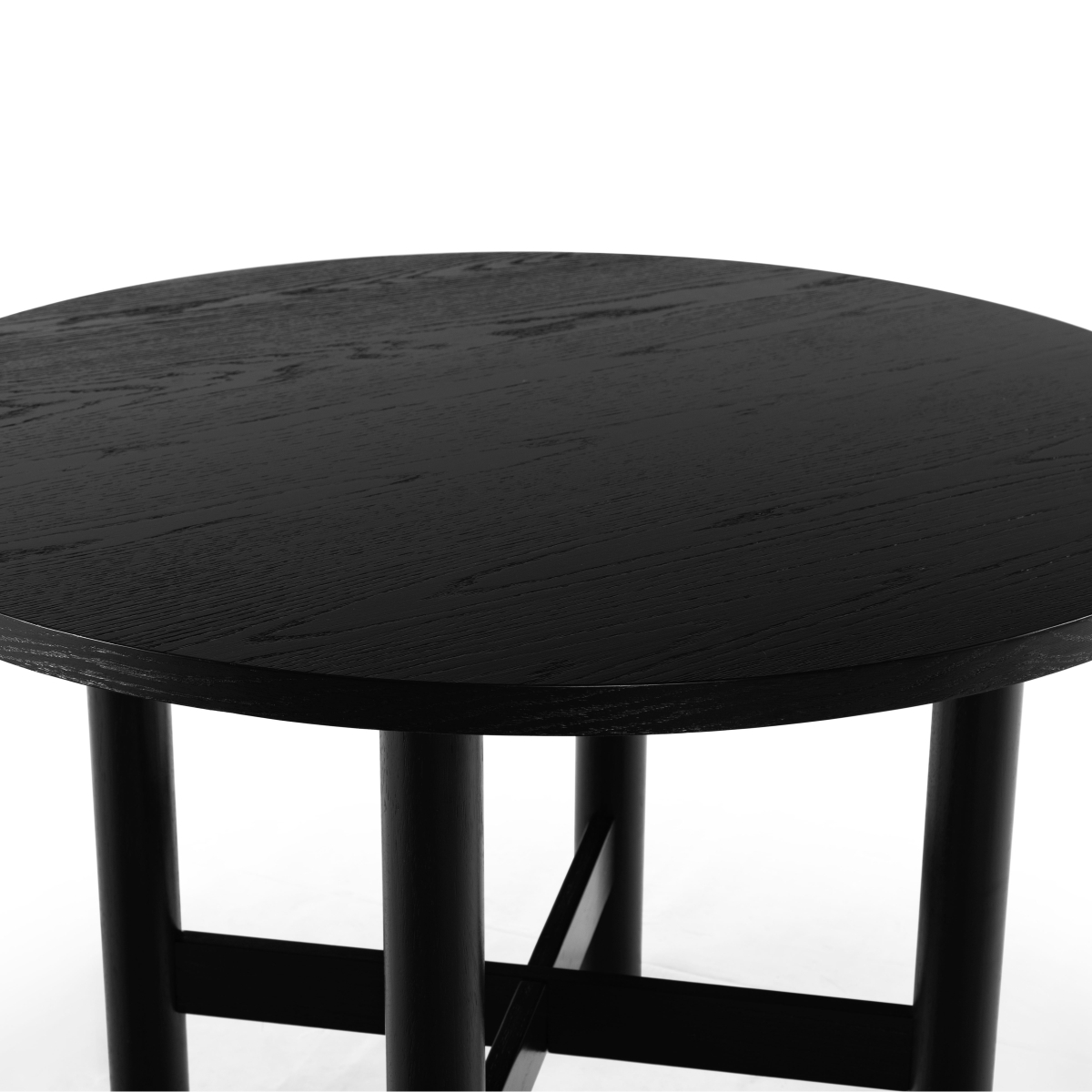 Ruthanne Wood 47" Dining Table - Black - Image 4