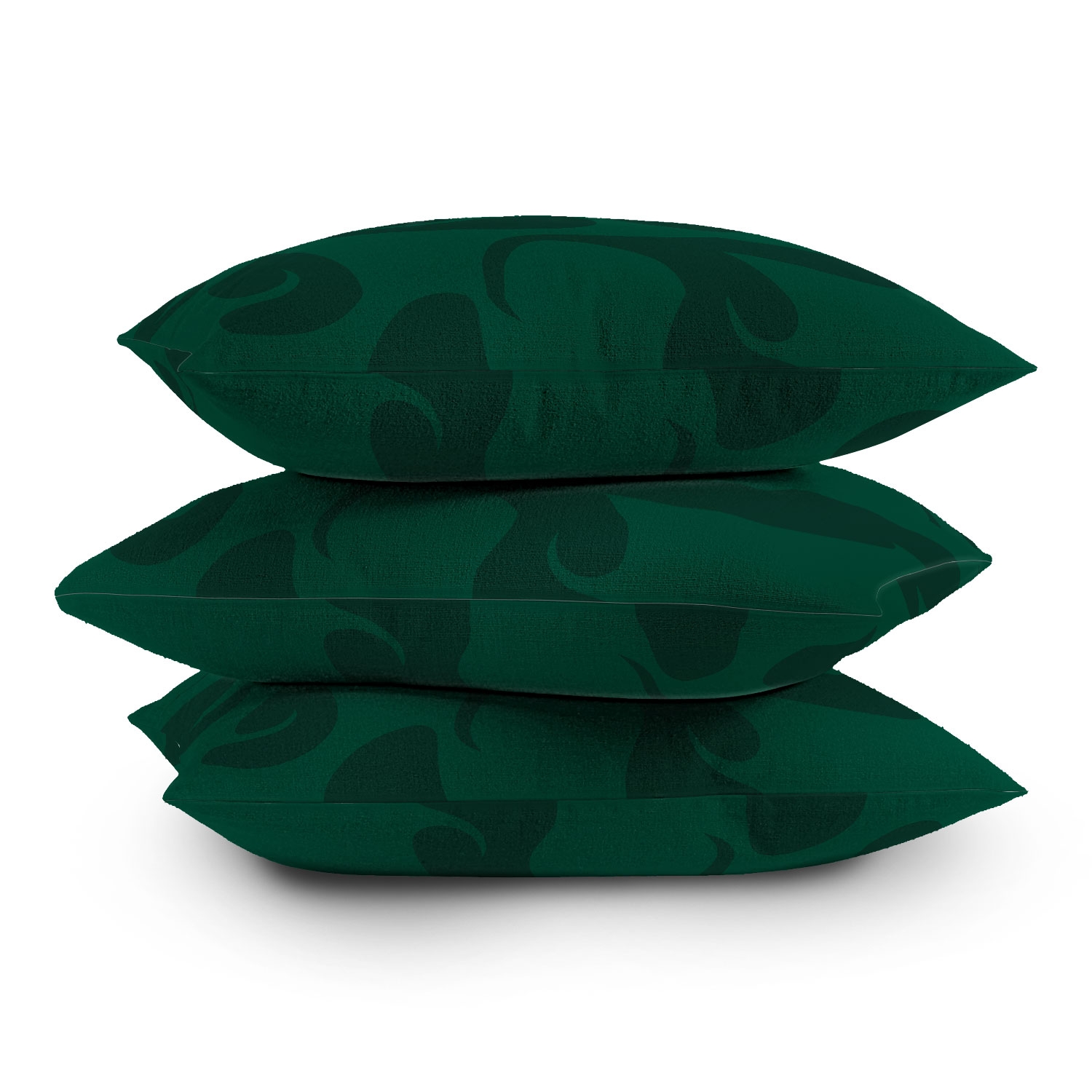 Playful Green by Camilla Foss - Indoor Throw Pillow 20" x 20" - Image 3